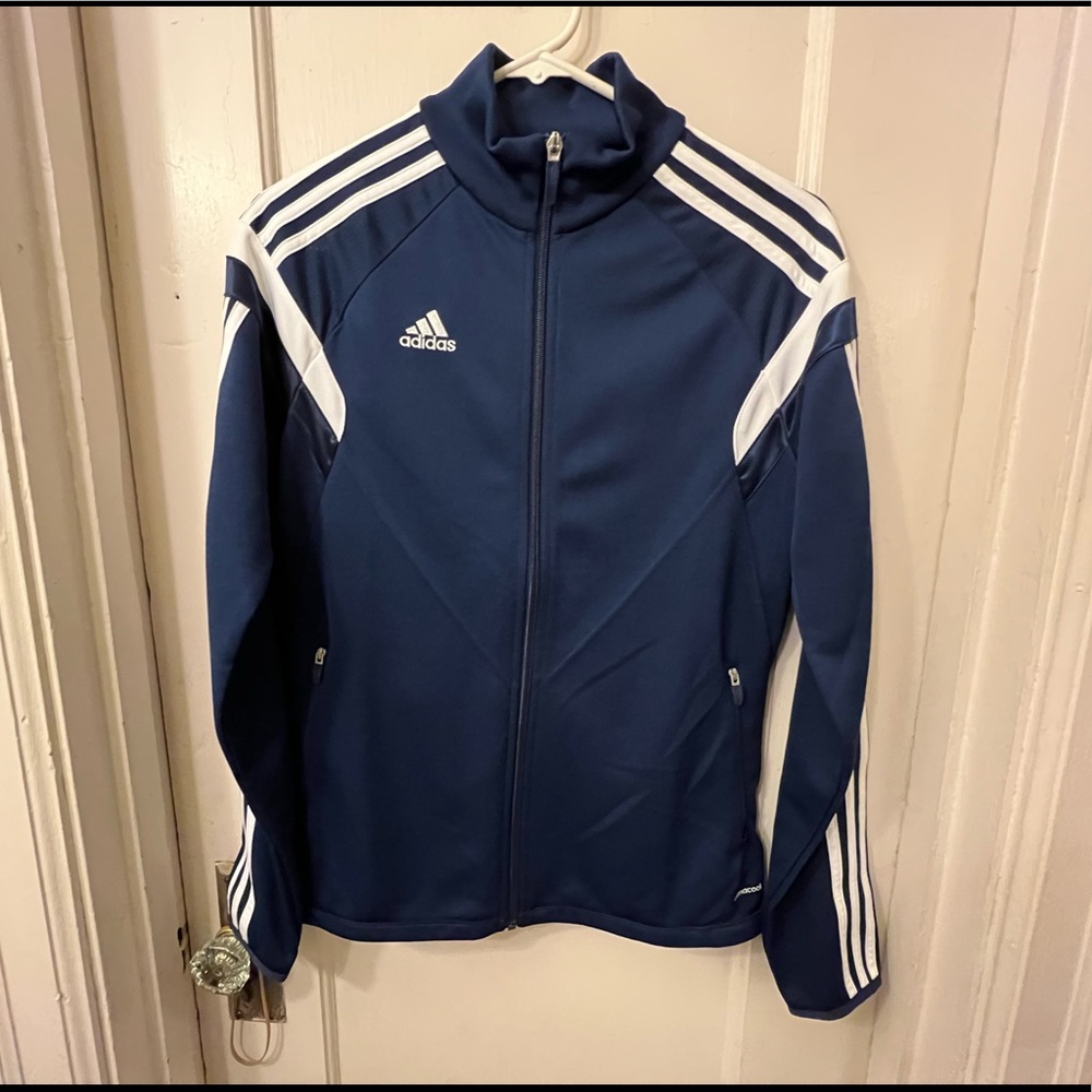 Adidas climacool jacket women, navy blue size small